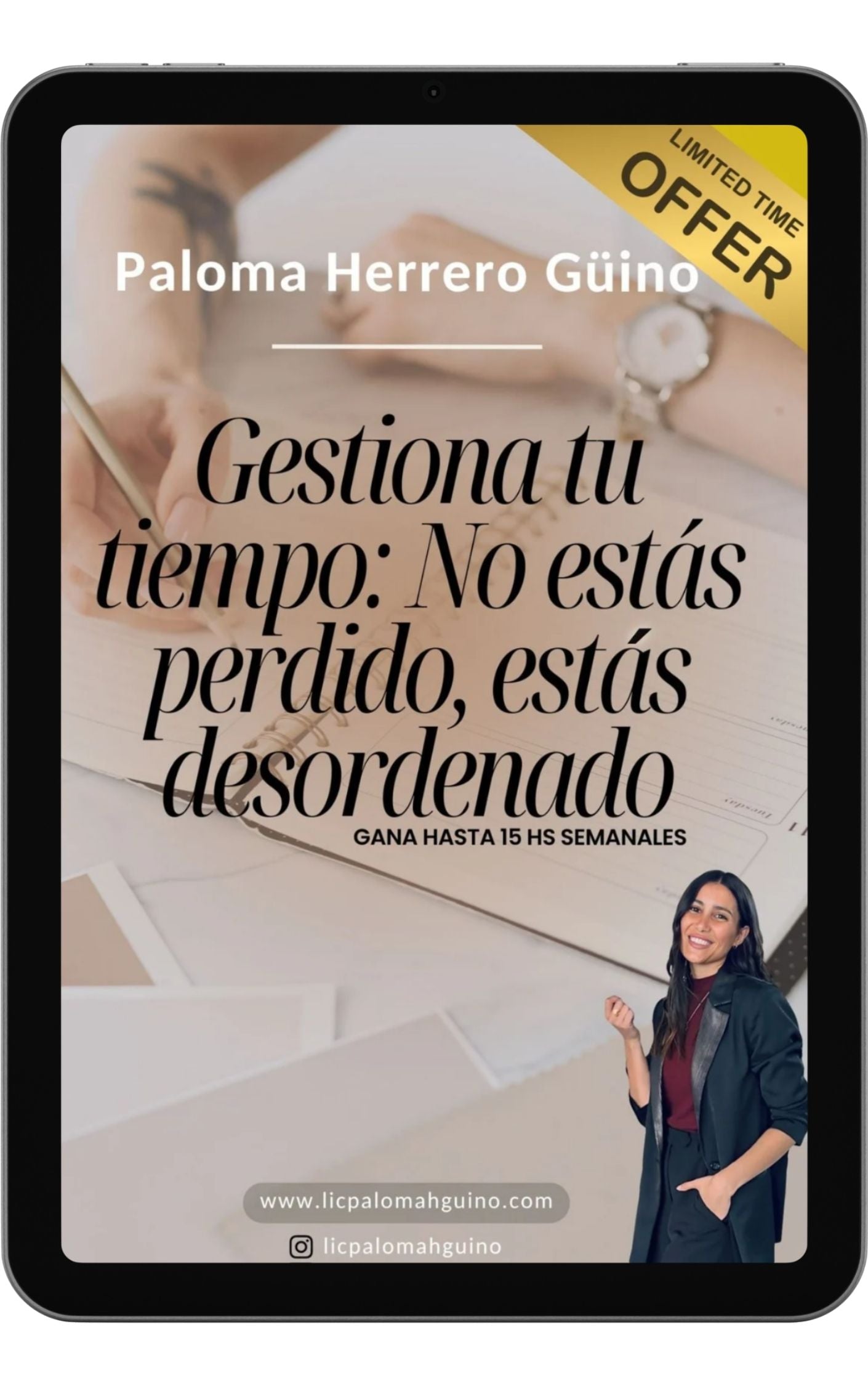 E-book Gestiona tu Tiempo: No estás perdido, estás desordenado